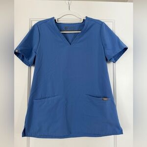 FIGS Ceil Blue V-Neck Medical Scrub Set